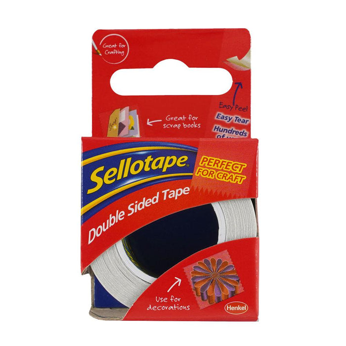 Sellotape Double Sided 15mm x 5m Boxed