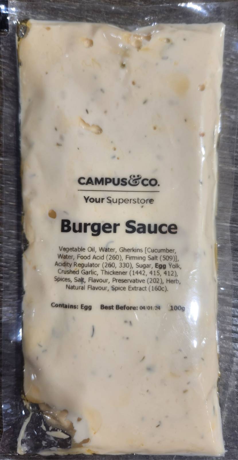 C&C Burger Sauce Sachet 100ml - DISCONTINUED
