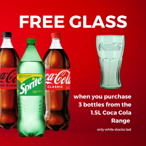 Free Promotional Coke Glass