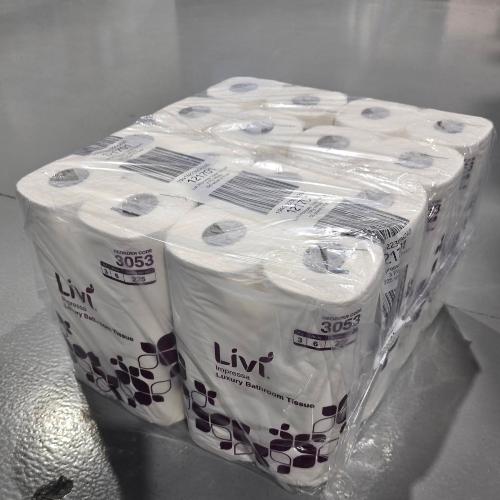 Livi Impressa Luxury Bathroom Tissue 3ply 225 Sheets 8x6pk