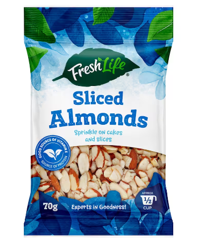 Fresh Life Sliced Almonds 70g