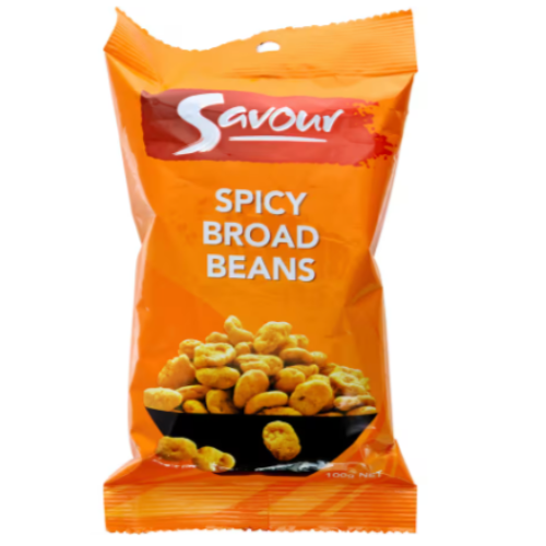 Savour Spicy Broad Beans 100g