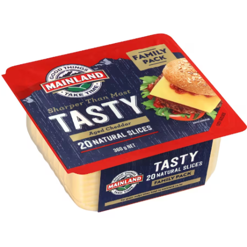 Mainland Tasty Cheese Slices 360g