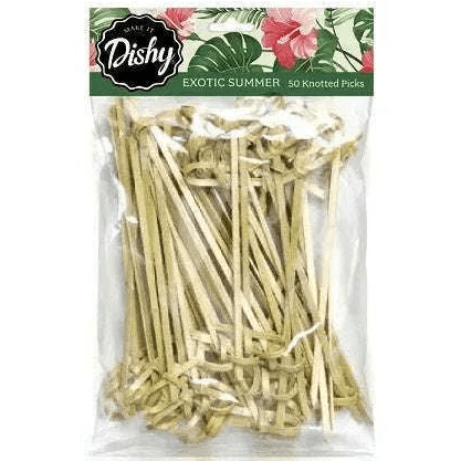 Dishy Bamboo Cocktail knot pick 50pk