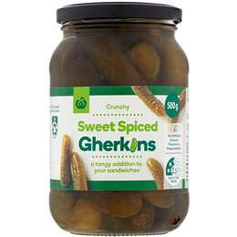 WW Sweet Spiced Gherkins 500g