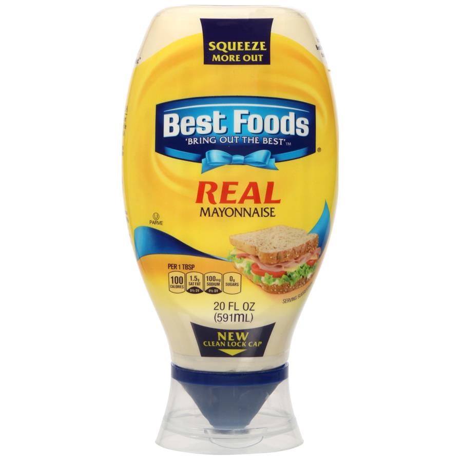 Best Foods Real Mayonnaise Squeeze 591ml