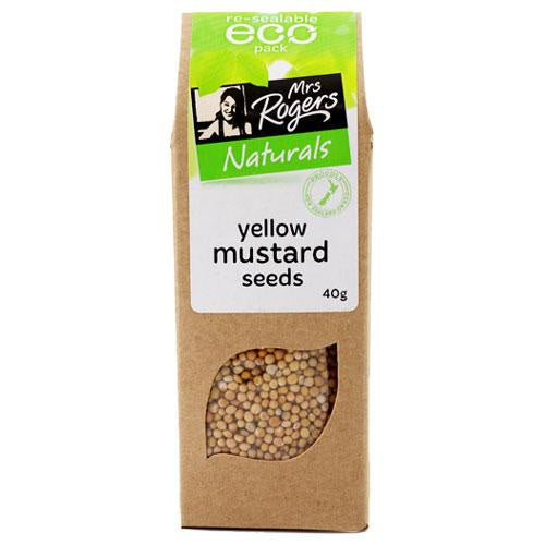 Mrs Rogers Mustard Seeds Yellow 40g