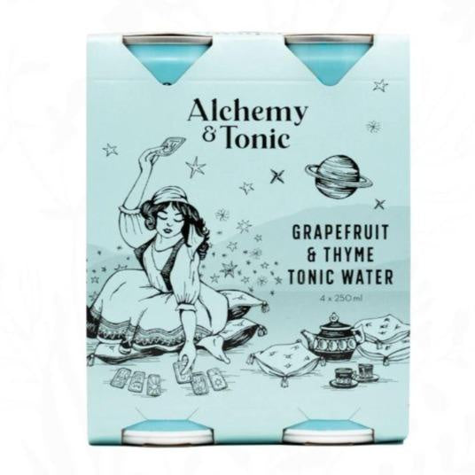 Alchemy & Tonic Grapefruit & Thyme Tonic Water 4pk x 250ml