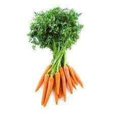 Baby carrots with tops - bunch