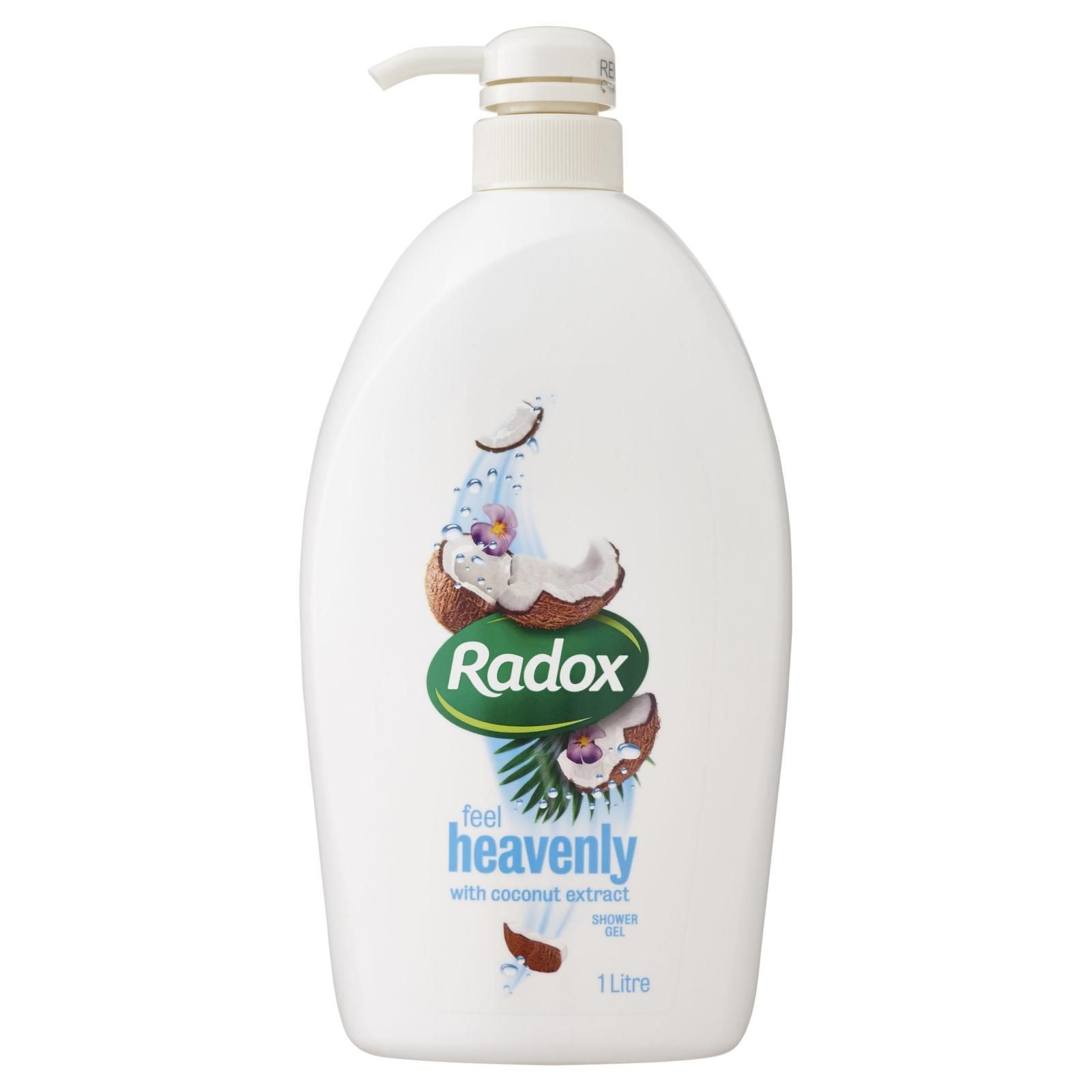 Radox Shower Gel Feel Coconut Rush Heavenly Pump 1L