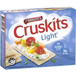 Arnotts Cruskits Low Fat Crispbread 125g