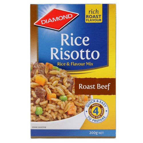 Diamond Rice Risotto Rice Dish Roast Beef 200g