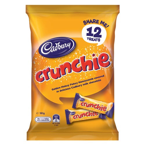 Cadbury Crunchie Share Pack Chocolate 12pk 180g