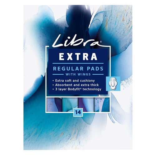 Libra Extra Pads Regular With Wing's 14pk