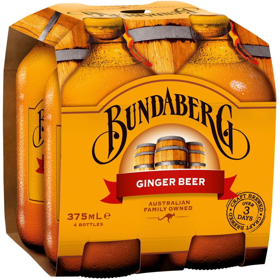 Bundaberg Ginger Beer 4pk x 375ml