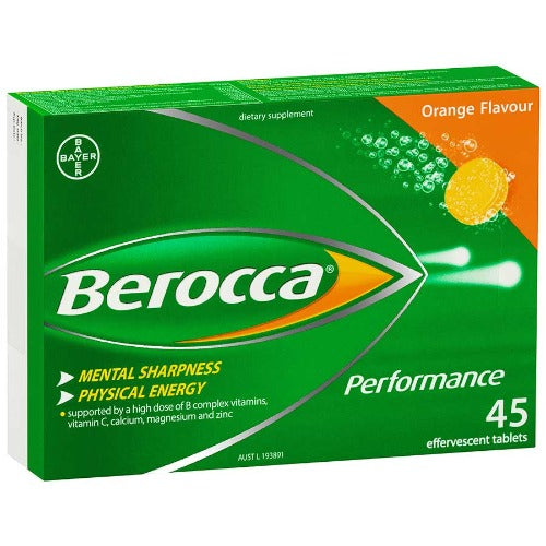 Berocca Performance Orange Effervescent 45pk