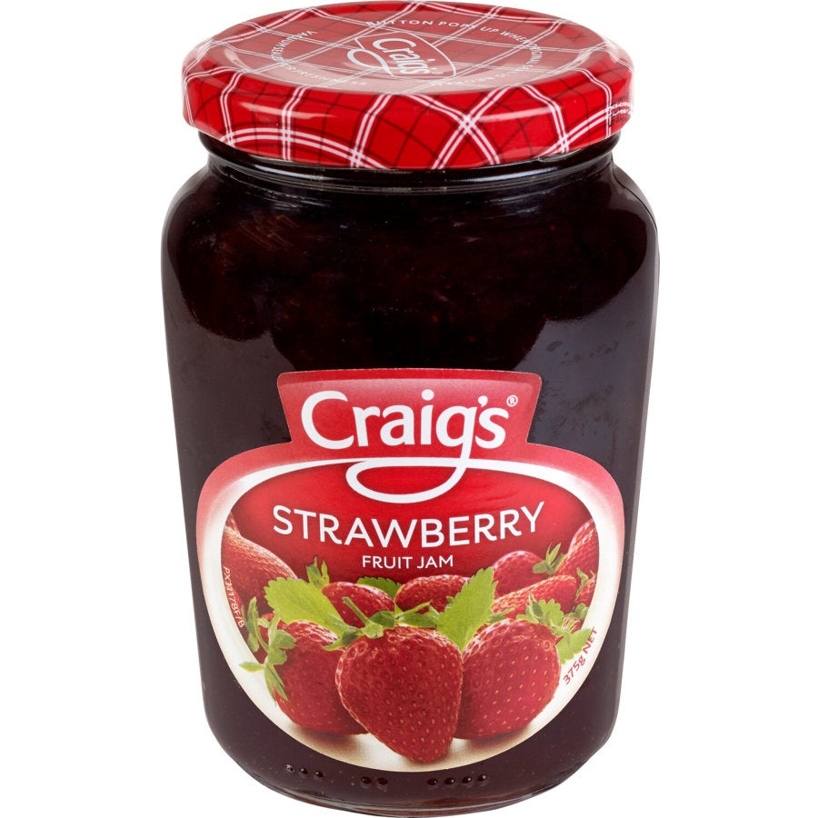 Craigs Strawberry Jam 375g