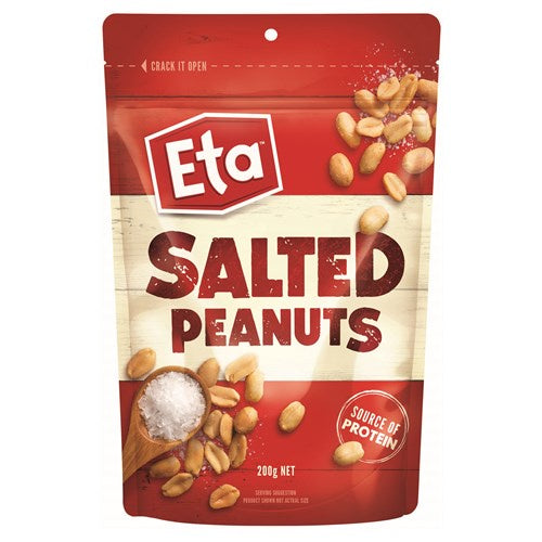 Eta Salted Peanuts Pouch 200g