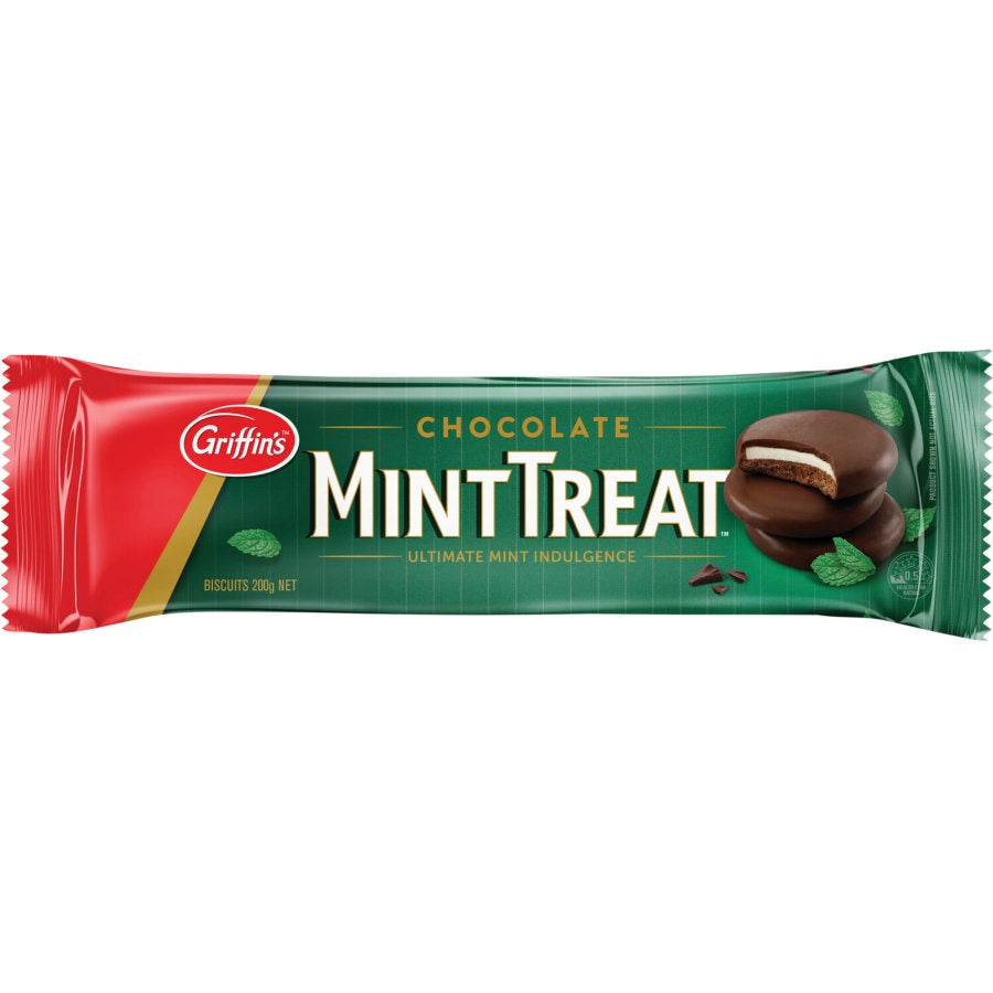 Griffins Mint Treats Chocolate Biscuits 200g