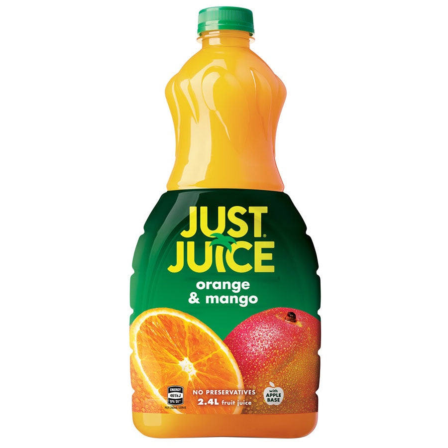 Just Juice Orange & Mango Fruit Juice 2.4L