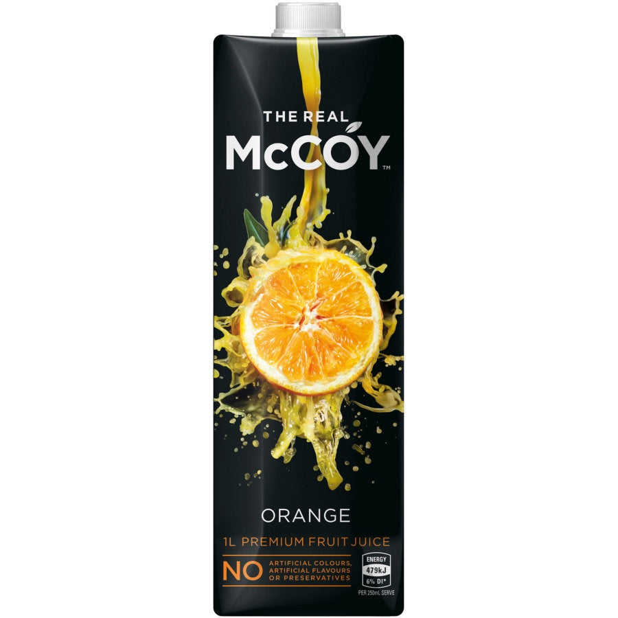 McCoy Premium Orange Fruit Juice 1L