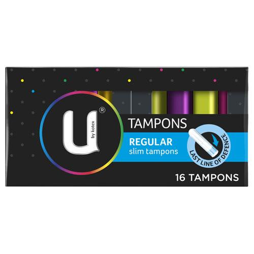 U by Kotex Regular Slim Tampons 16pk