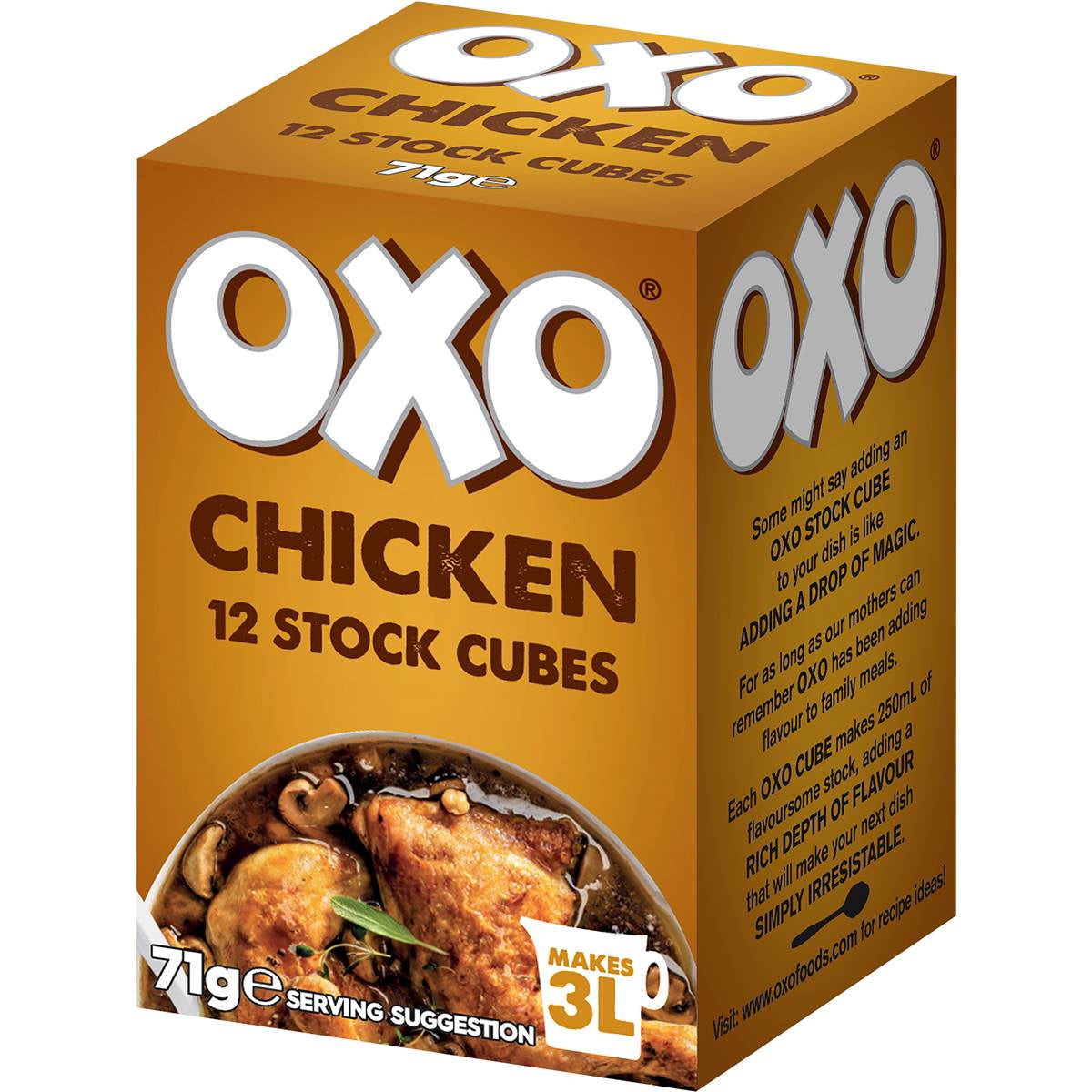 Oxo Chicken Stock Cubes 71g