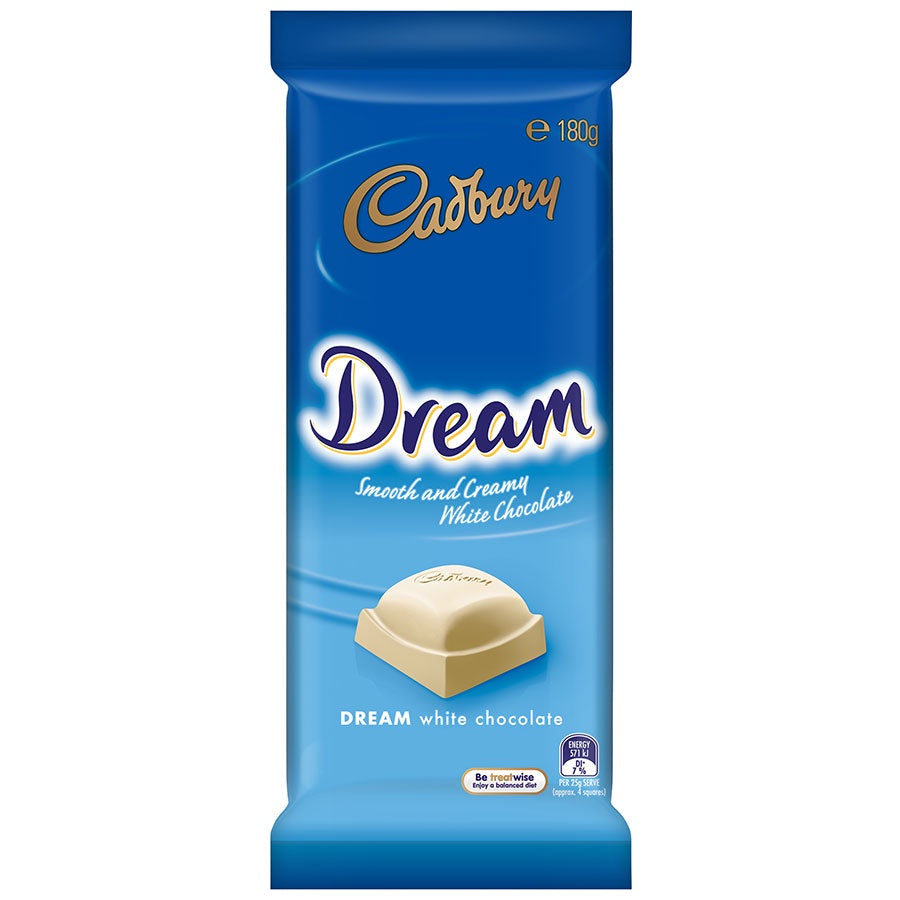 Cadbury Dream White Chocolate Block 180g