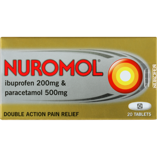 Nuromol Ibruprofen & Paracetamol Tablets 20pk