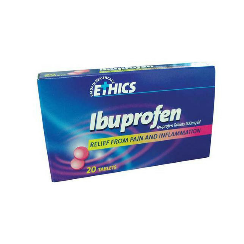 Ethics Ibuprofen Tablets 200mg Box 20 (TABIBUP200MLG)