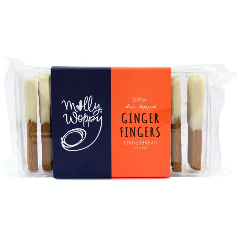 Molly Woppy Choc Dipped Ginger Fingers 165g