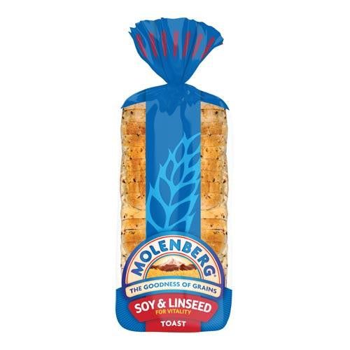 Molenberg Soy and Lindseed Bread 700g