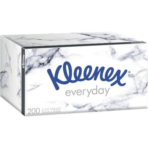 Kleenex Everyday White Facial Tissues 2ply 200pk