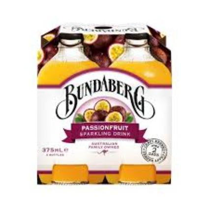 Bundaberg Passionfruit Sparkling Drink 4pk x 375ml