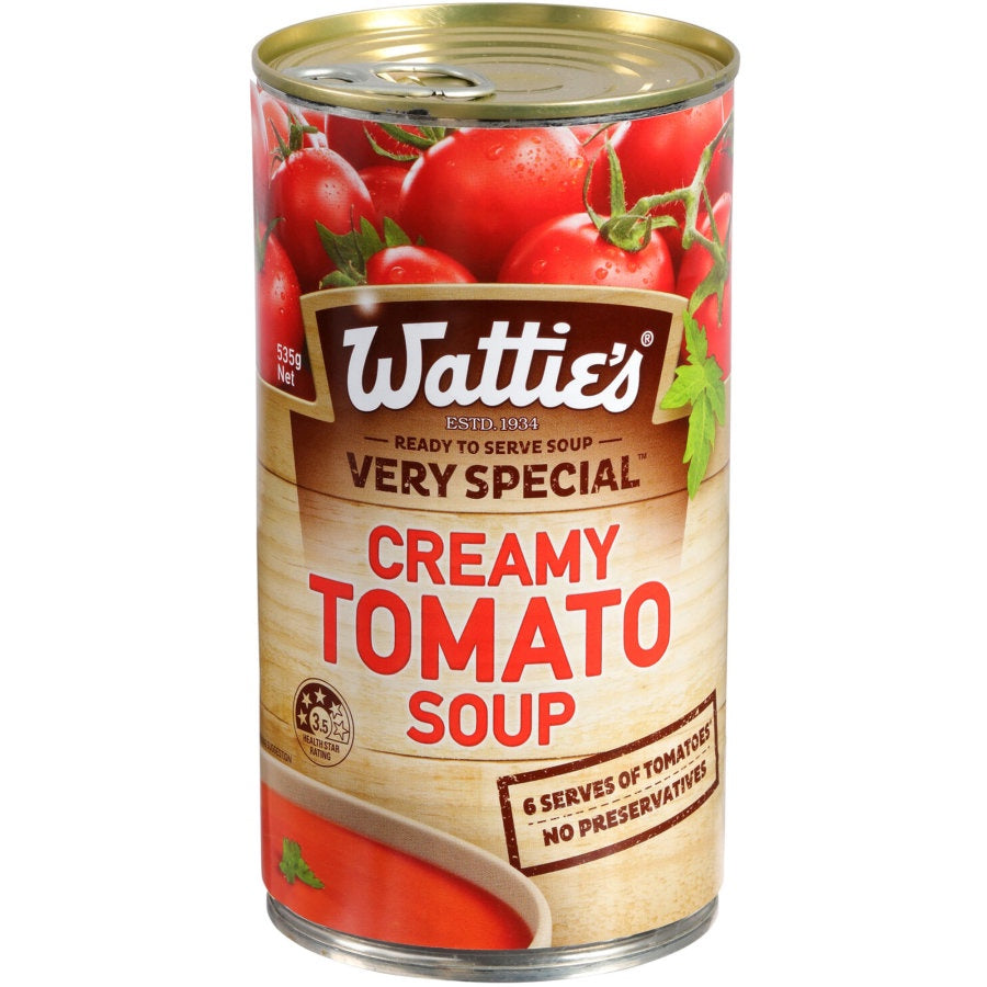 Watties Very Special  Creamy Tomato Canned Soup 535g