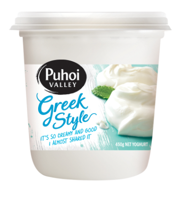 Puhoi Greek Style Yoghurt 450g