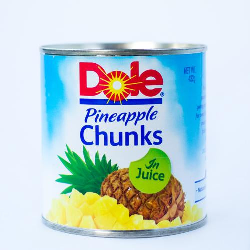 Dole Pineapple Chunks In Juice 227g