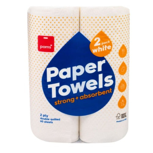 Pams Paper Towels 2pk
