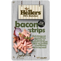 Hellers Bacon Strips 200g SI Only