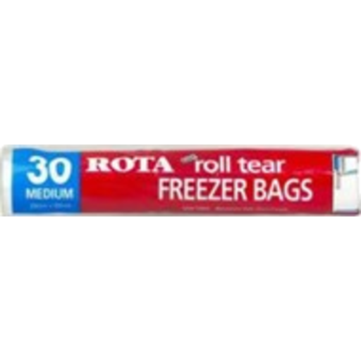 Rota Roll Tear Freezer Bags Medium 30pk 250mm x 350mm