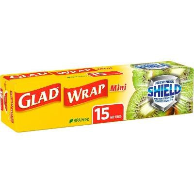 Glad Wrap Plastic Foodwrap Dispenser Mini 15m x 200mm