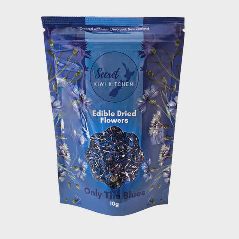Secret Kiwi Kitchen Edible Dried Blue Flowers 10g