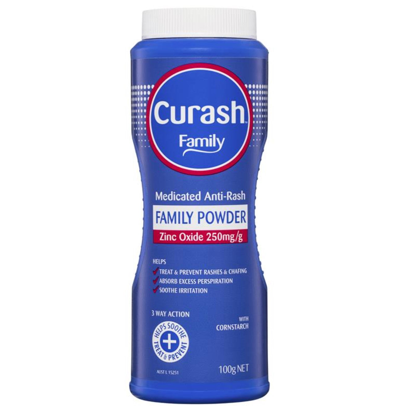 Curash Family Medicated Anti Rash Family Powder 100g