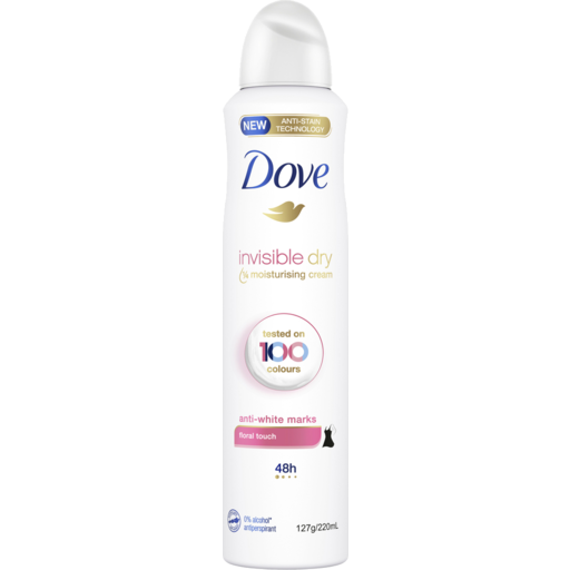 Dove Invisible Dry Floral Touch Antiperspirant 220ml Aerosol