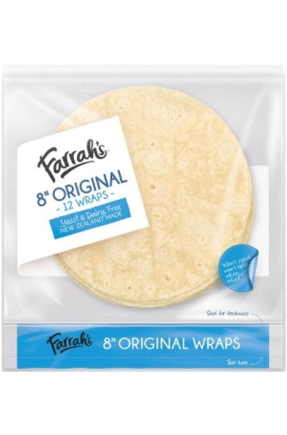 Farrah Wraps Original Gourmet 8" 12pk