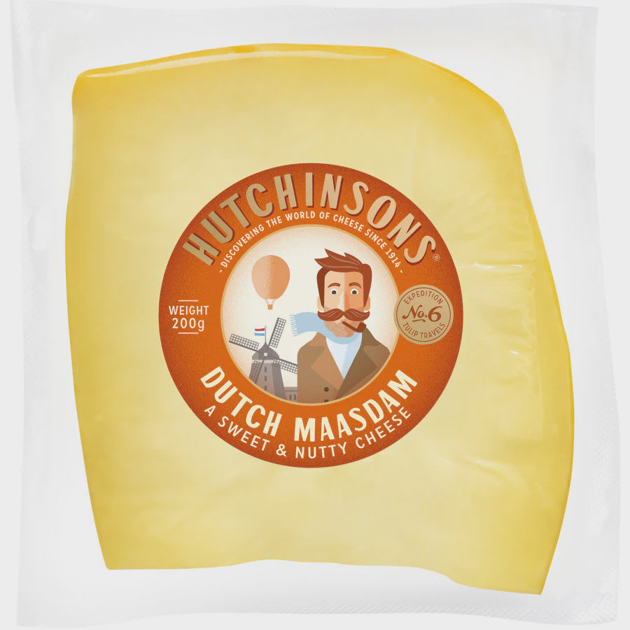 Hutchinsons Dutch Maasdam Cheese 260g