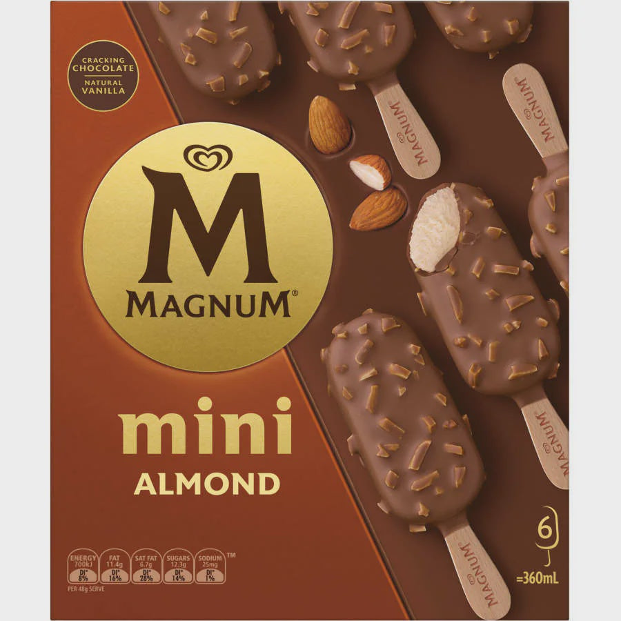 Mini Magnum Almond 6pk