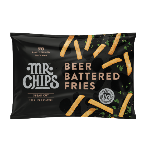 Mr Chips Beer Battered 18/19mm Fries  900g