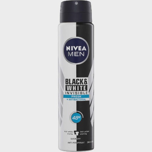 Nivea Men Invisible Black & White 48H Antiperspirant Aerosol 250ml