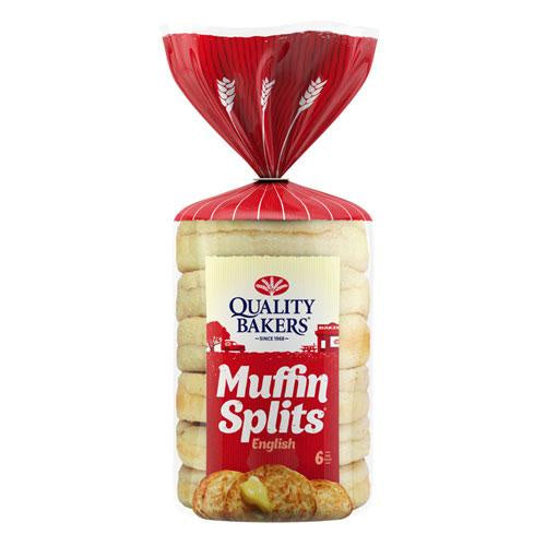 Quality Bakers English Muffin Splits 390g